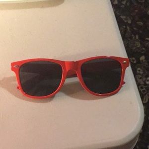 Red sunglasses